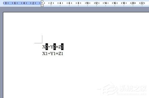 Word文檔下標怎么打出來？
