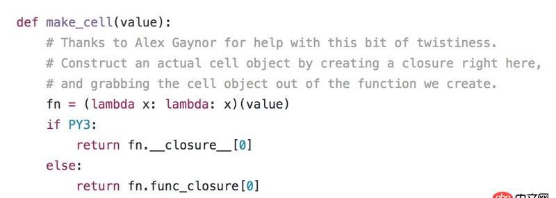 python - (lambda x: lambda: x) 的目的是啥？