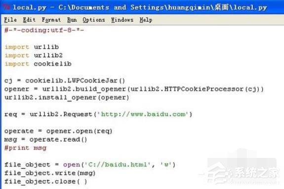 Python 2.7如何將網頁內容存到本地？
