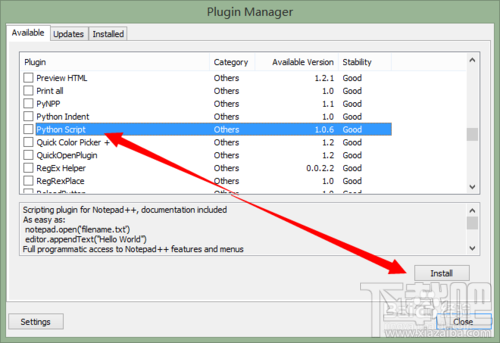 Notepad++如何安裝Python插件？Notepad++插件怎么裝？