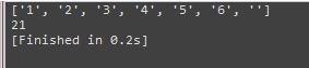 python實現將字符串中的數字提取出來然后求和