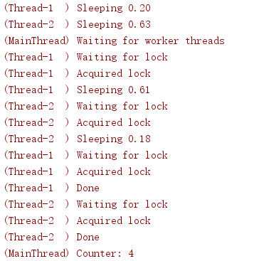 Python3標準庫之threading進程中管理并發操作方法