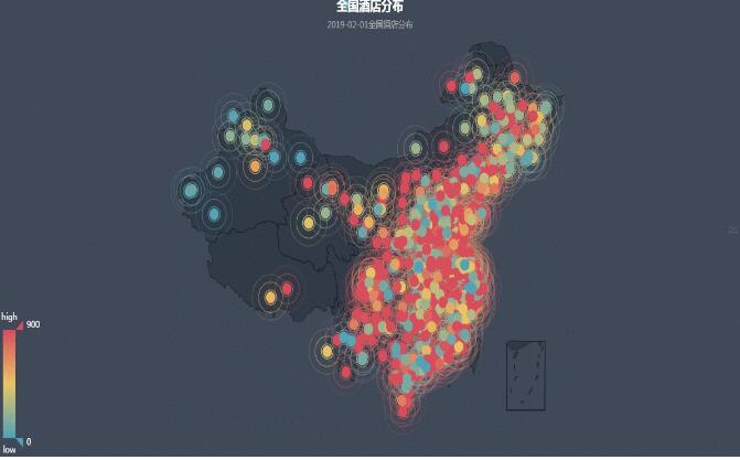 python實現Pyecharts實現動態地圖（Map、Geo）