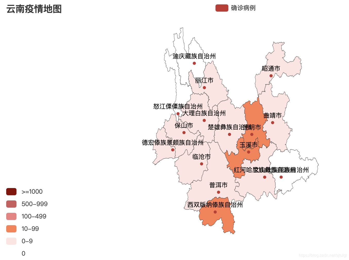python使用pyecharts庫畫地圖數據可視化的實現