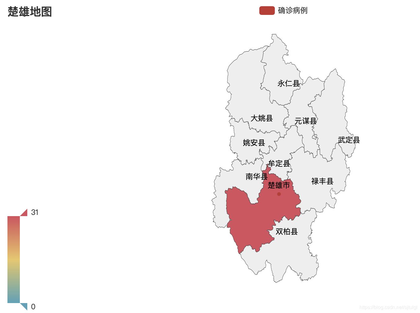 python使用pyecharts庫畫地圖數據可視化的實現