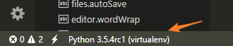 vs code 配置python虛擬環境的方法