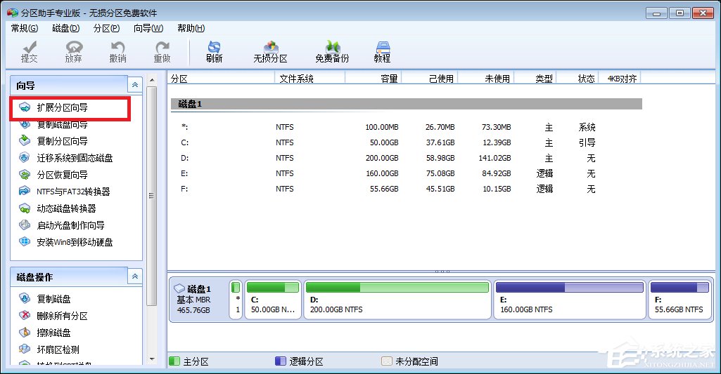 Win7系統C盤空間不足如何擴大空間？