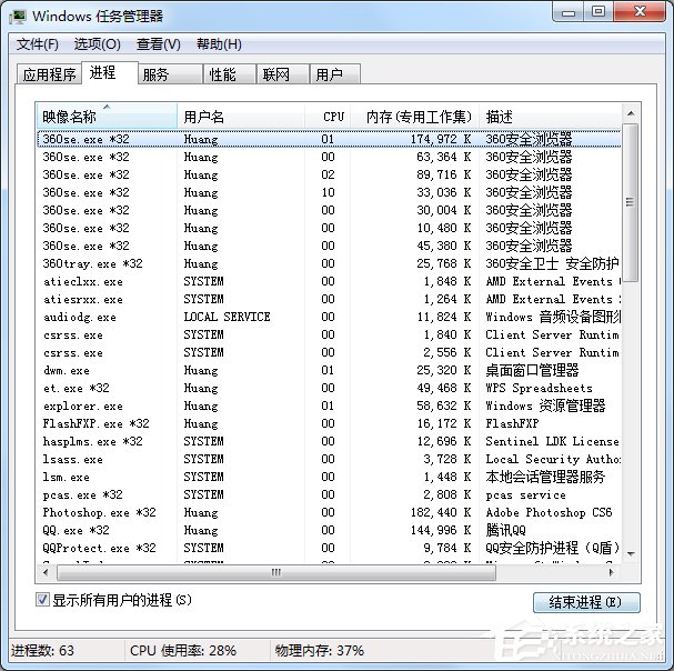 Win7系統進程優化的方法