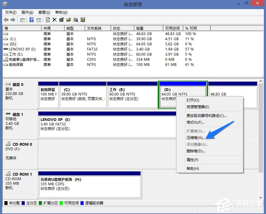 Win8系統怎么進行磁盤管理？