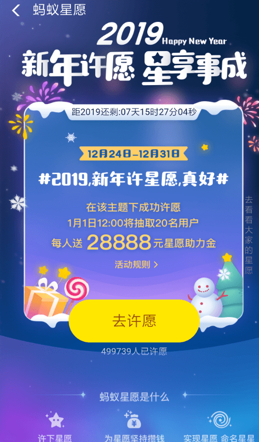 在支付寶里怎么領取螞蟻心愿新年紅包？領取螞蟻心愿新年紅包的方法說明