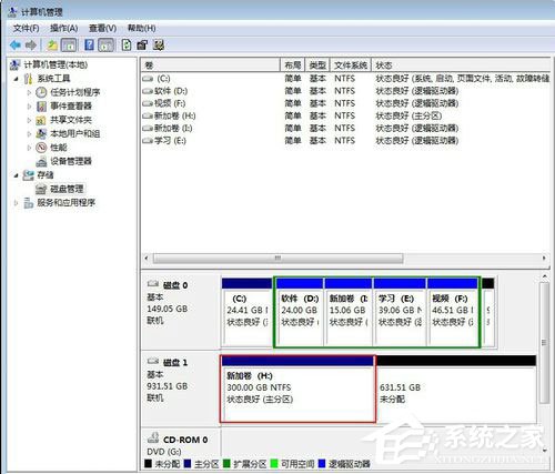 Win7系統如何給移動硬盤分區？Win7系統給移動硬盤分區的方法