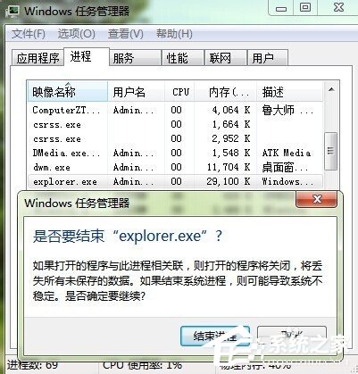 如何解決Win7開機后桌面什么都沒有的問題？