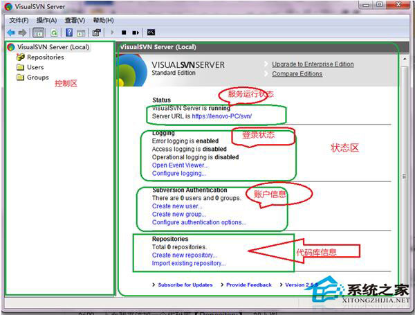 Win7系統如何使用VisualSVN Server搭建SVN服務器？