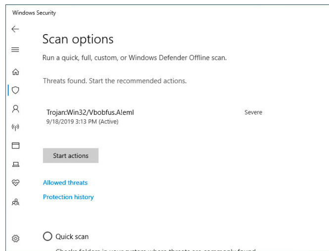 怎么用Windows Defender掃描文件夾中的惡意軟件？