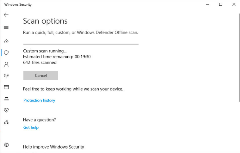 怎么用Windows Defender掃描文件夾中的惡意軟件？