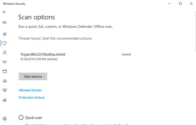 怎么用Windows Defender掃描文件夾中的惡意軟件？