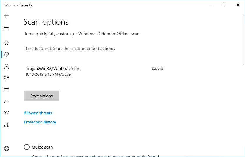 Win10怎么使用Windows Defender掃描文件夾中的惡意軟件？