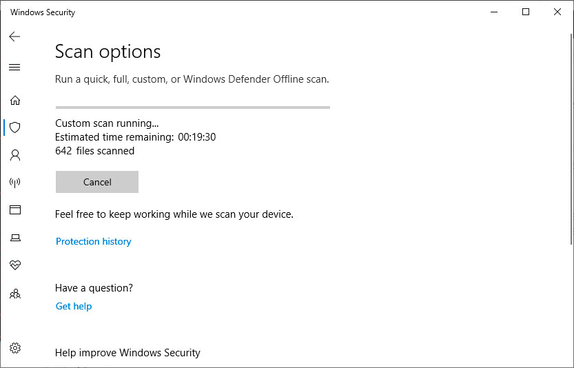 Win10怎么使用Windows Defender掃描文件夾中的惡意軟件？