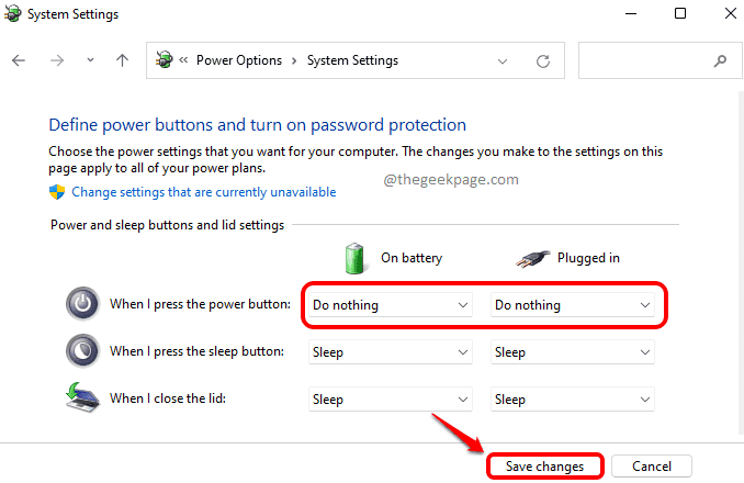 如何在Windows11/10中禁用電源按鈕關機？