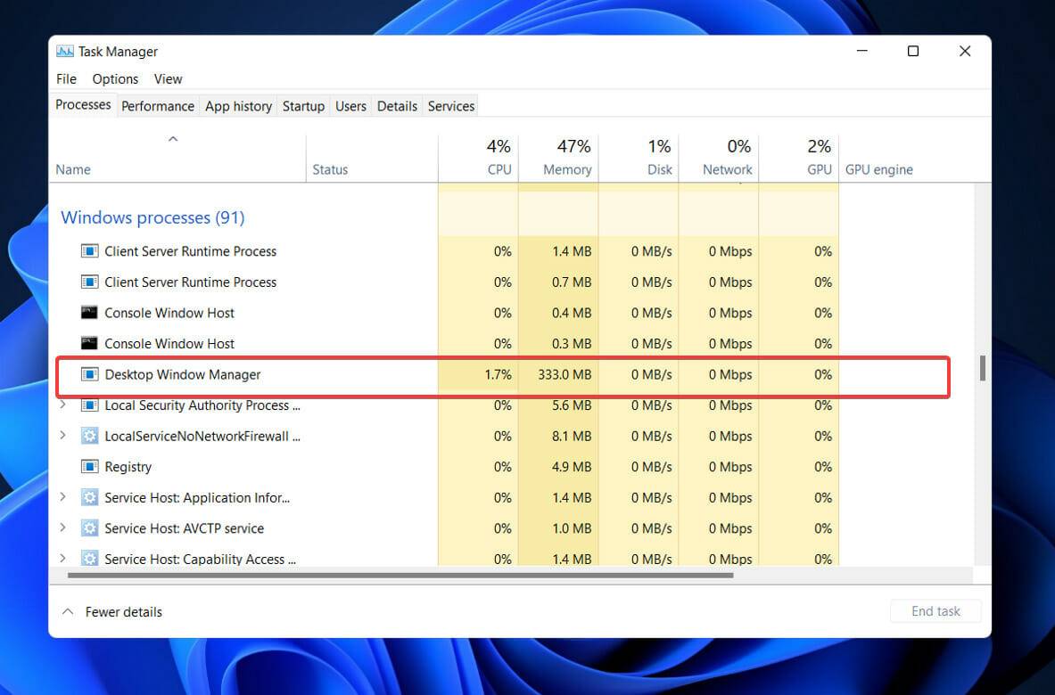 Dwm.exe是什么進程？Win11如何修復Dwm.exe進程？