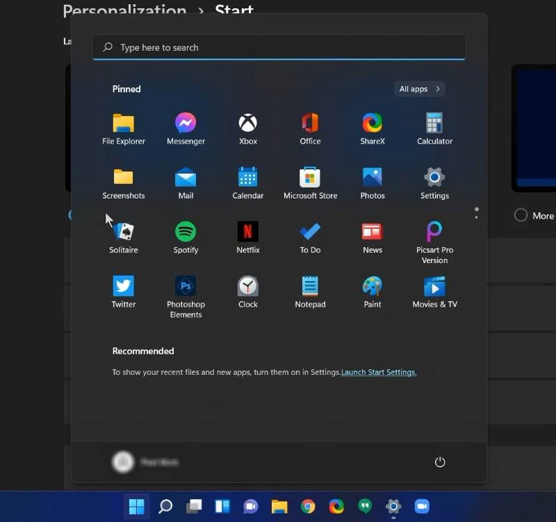 如何在Windows11開始菜單中固定更多應用？
