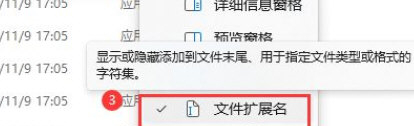 Win11如何展示文件擴展名？Win11展示文件擴展名的方法