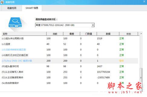 Win7檢測硬盤提示ultra dma crc錯誤計數怎么辦？Win7檢測硬盤出現錯誤解決方法