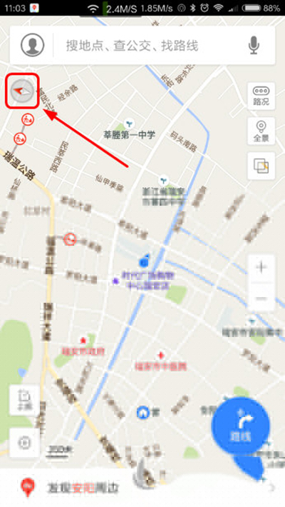 百度地圖如何設置地圖方向？設置地圖方向說明