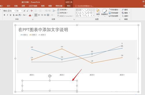 PPT中圖表中添加文本說明具體操作步驟