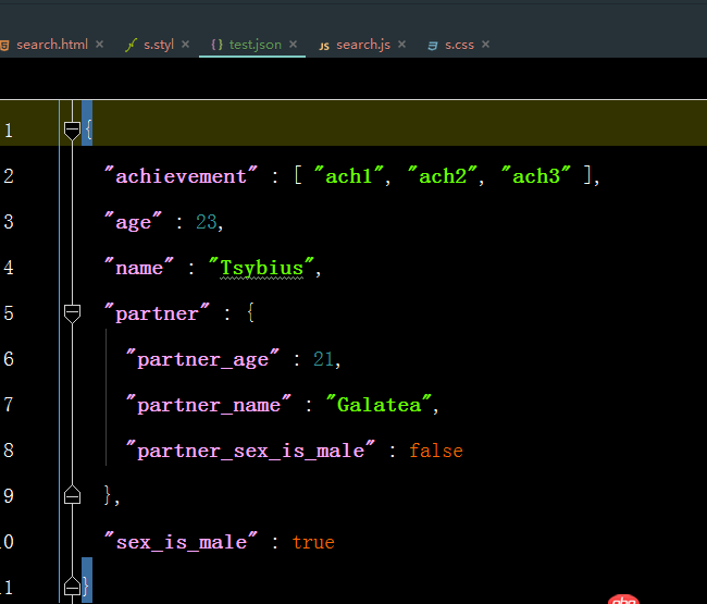 javascript - webstorm 創建json文件問題
