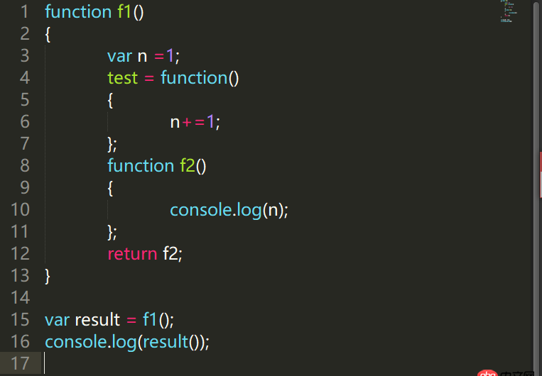 javascript - js中關于閉包的問題，昨晚糾結到了現在，已經快死了