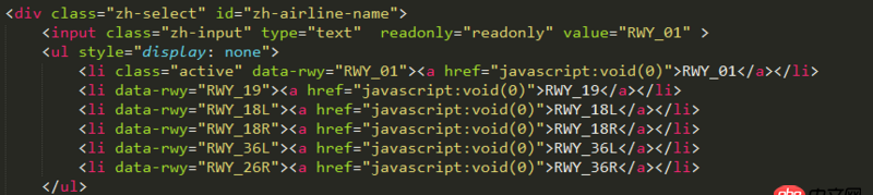 html5 - input和ul實現下拉列表，怎么實現選中某一項后，顯示該項下面的內容；各位指點一下，急
