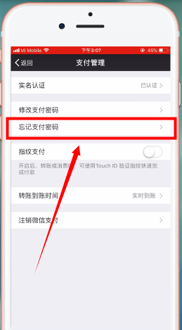 微信app中錢包密碼忘記詳細解決步驟