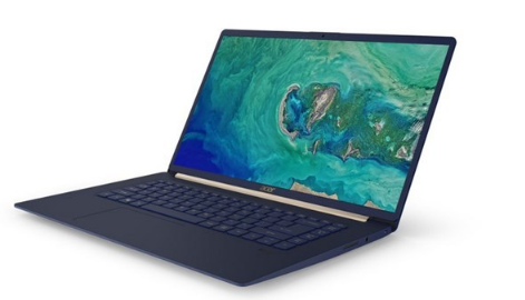 宏碁發布新款Swift5 Win10超極本 重量不足1Kg！