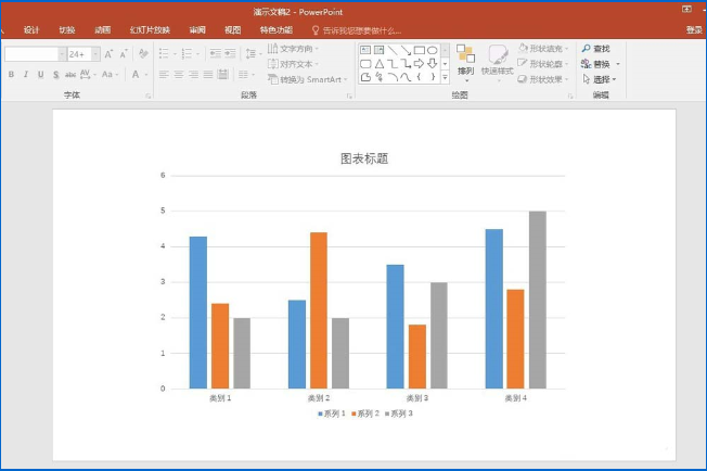 使用ppt旋轉圖表具體操作流程