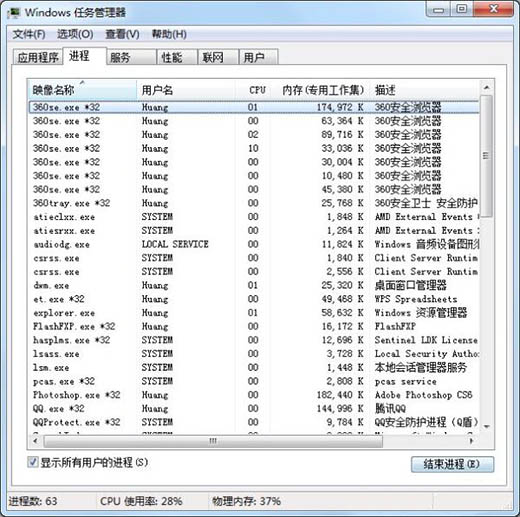 win7系統中優化進程具體操作方法