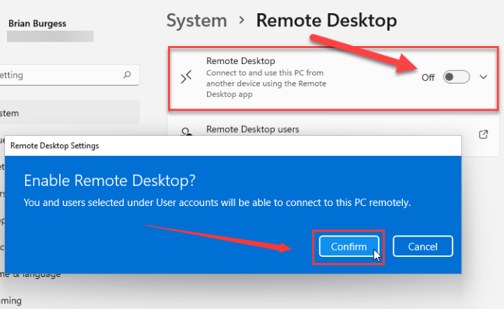 Windows11啟用遠程桌面ROP方法介紹