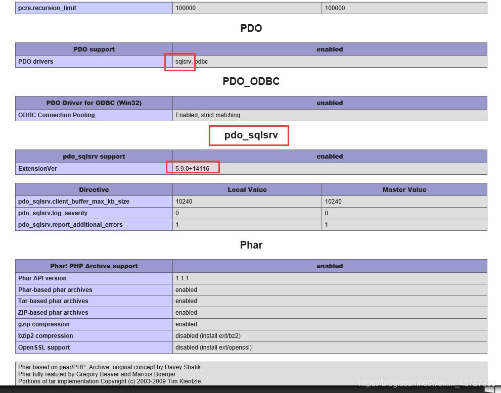 為PHP模塊添加SQL SERVER2012數據庫的步驟詳解