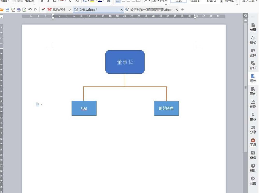 wps繪制出一個樹根流程圖具體操作流程