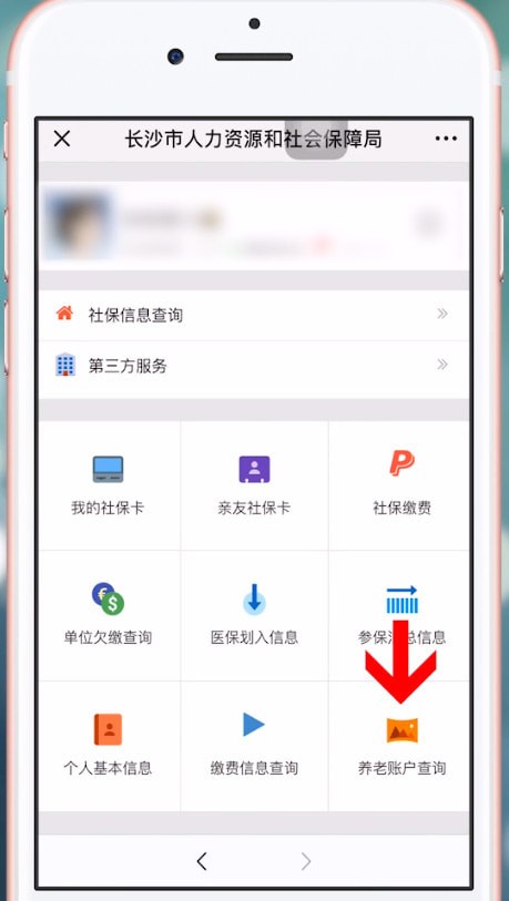 微信中查詢養老保險具體操作方法