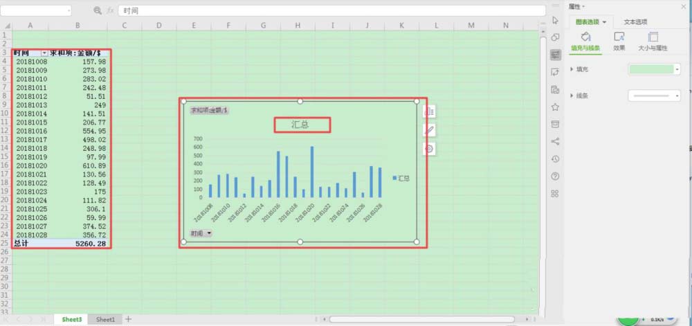 WPS2019制作出數據透視圖具體操作方法