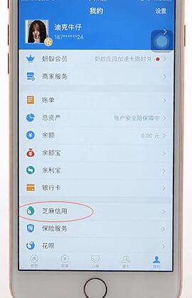 在支付寶里查詢芝麻信用分基礎操作