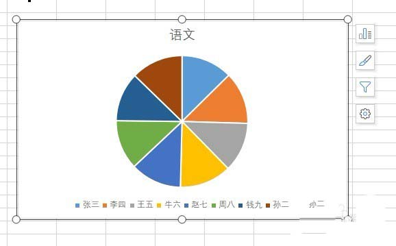 使用wps2019制作出彩色二維餅形圖具體操作流程