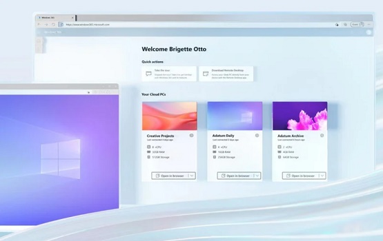 微軟推出云操作系統windows365 不需任何配置