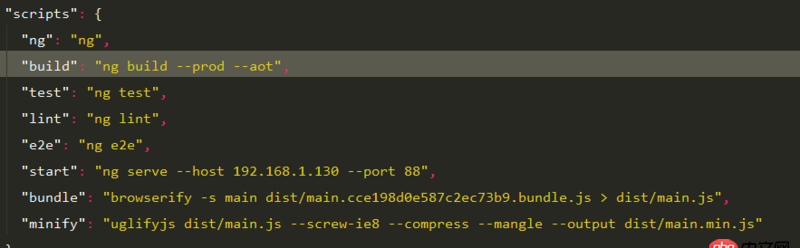 javascript - angular-cli使用ng build --prod 和ng build --prod --aot 打包文件大小相同？
