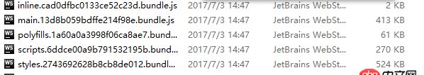javascript - angular-cli使用ng build --prod 和ng build --prod --aot 打包文件大小相同？