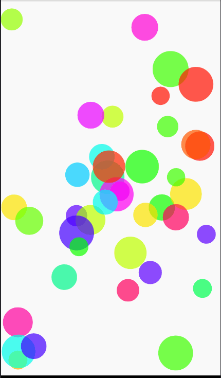 Android實現氣泡動畫