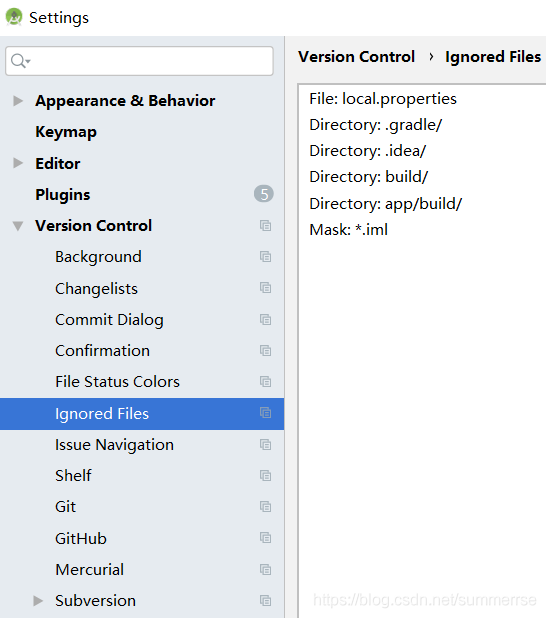 Android Studio 配置忽略文件的方法實現