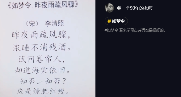 抖音昨夜雨疏風驟是什么歌   抖音昨夜雨疏風驟歌曲介紹