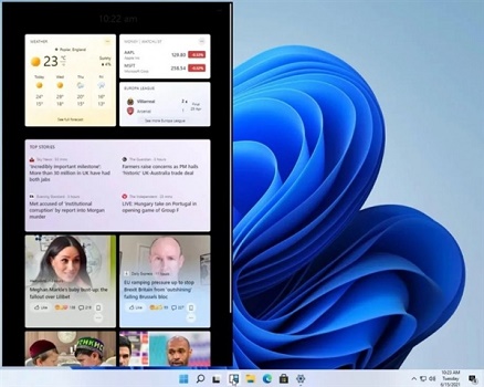 Windows11系統截圖曝光 圓角設計及任務欄菜單等更舒適